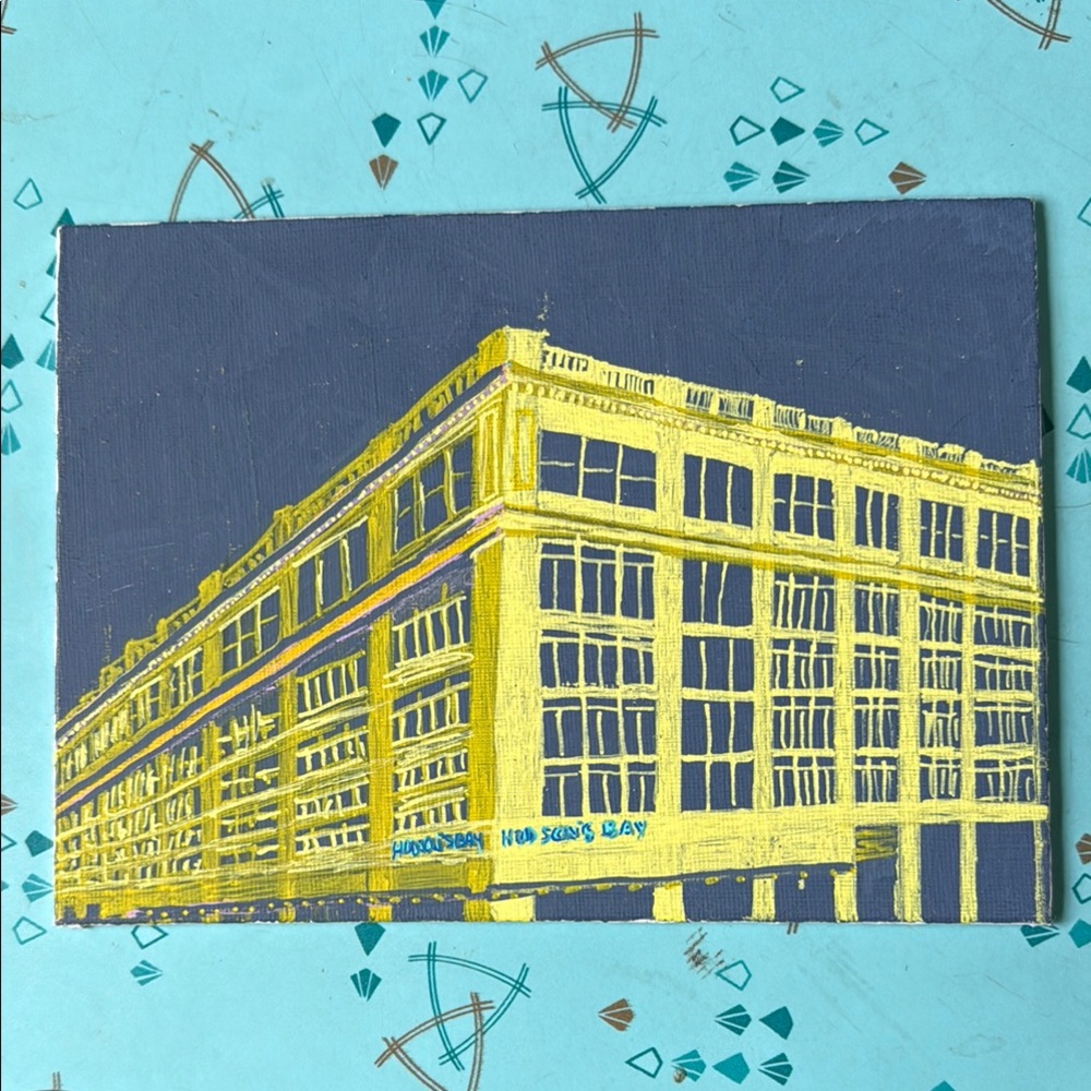 “The last department store” acrylic painting